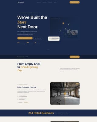 Advanced Retail Store Construction Professional Website Template