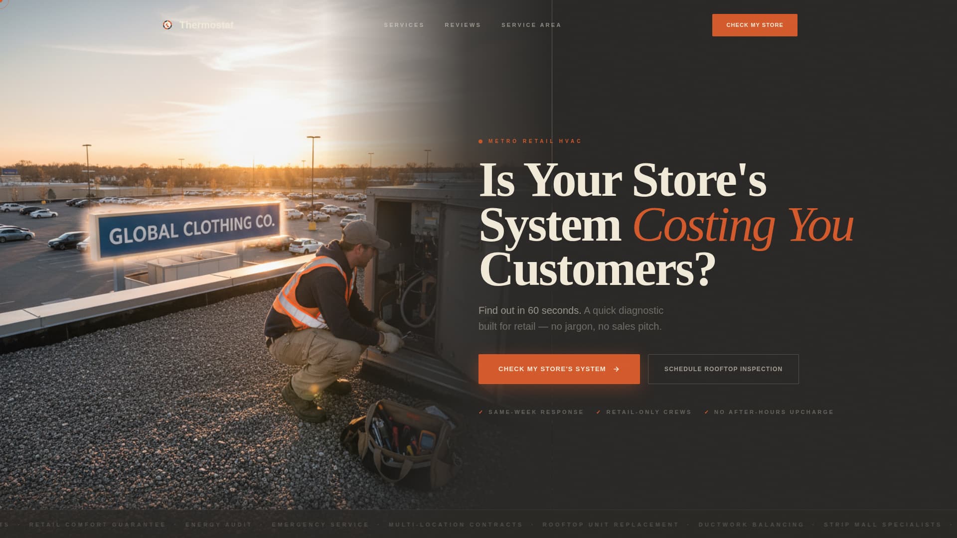 Specialist Retail Store Construction Professional Website Template