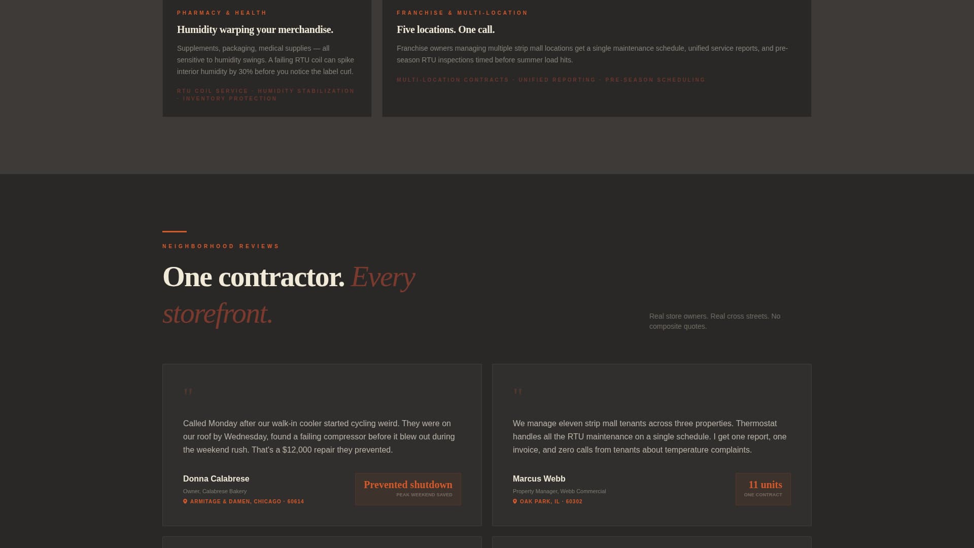 Specialist Retail Store Construction Professional Website Template