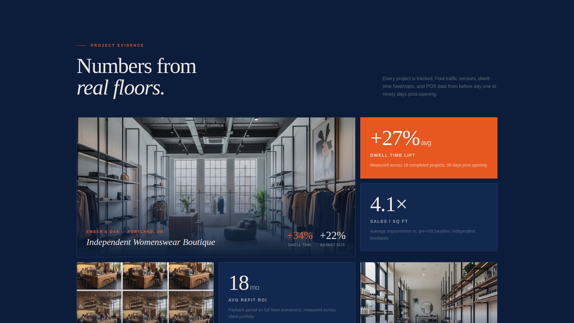 Retail Store Construction Appointment Booking Website Template