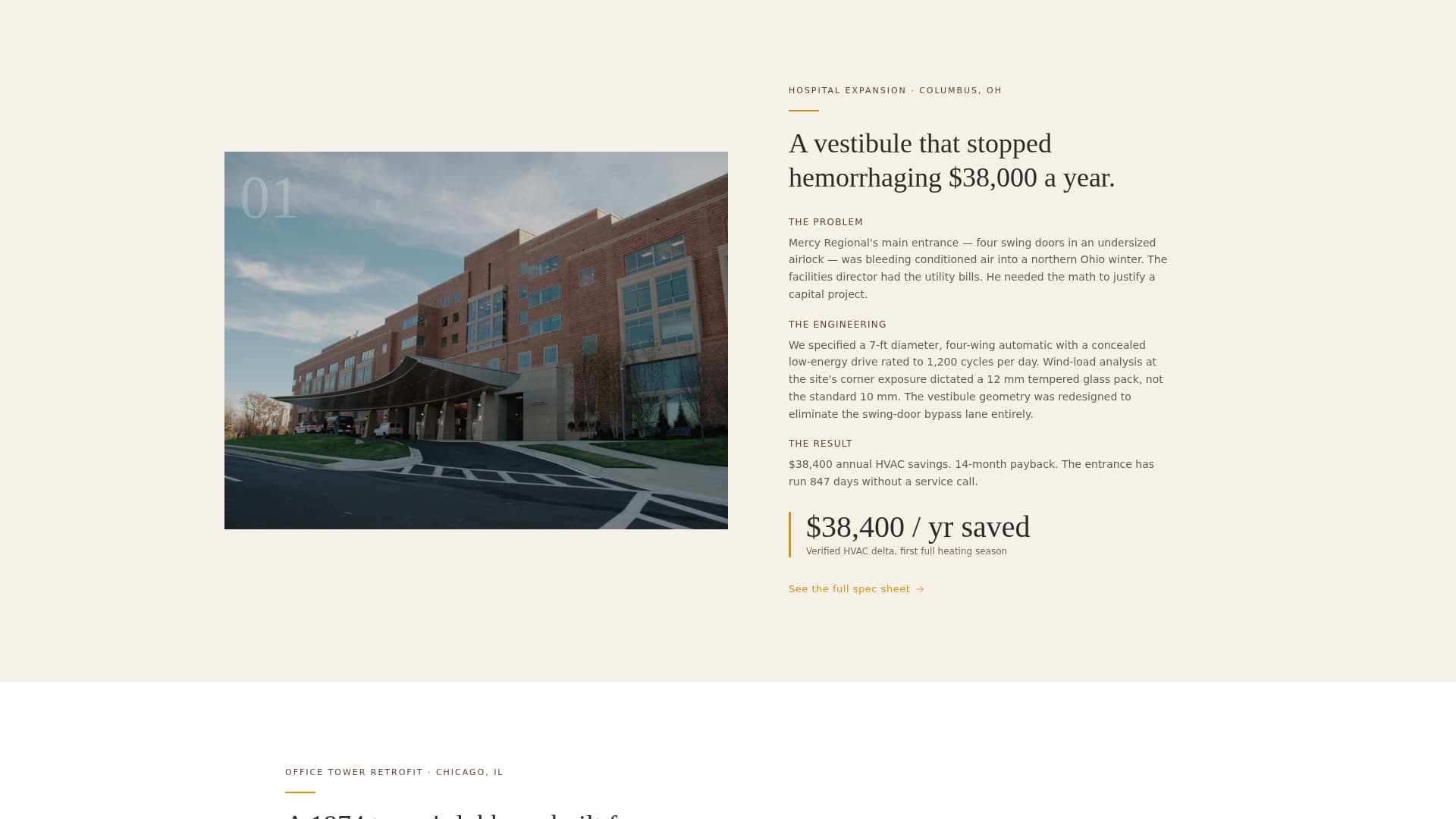 Specialty Construction Professional Website Template