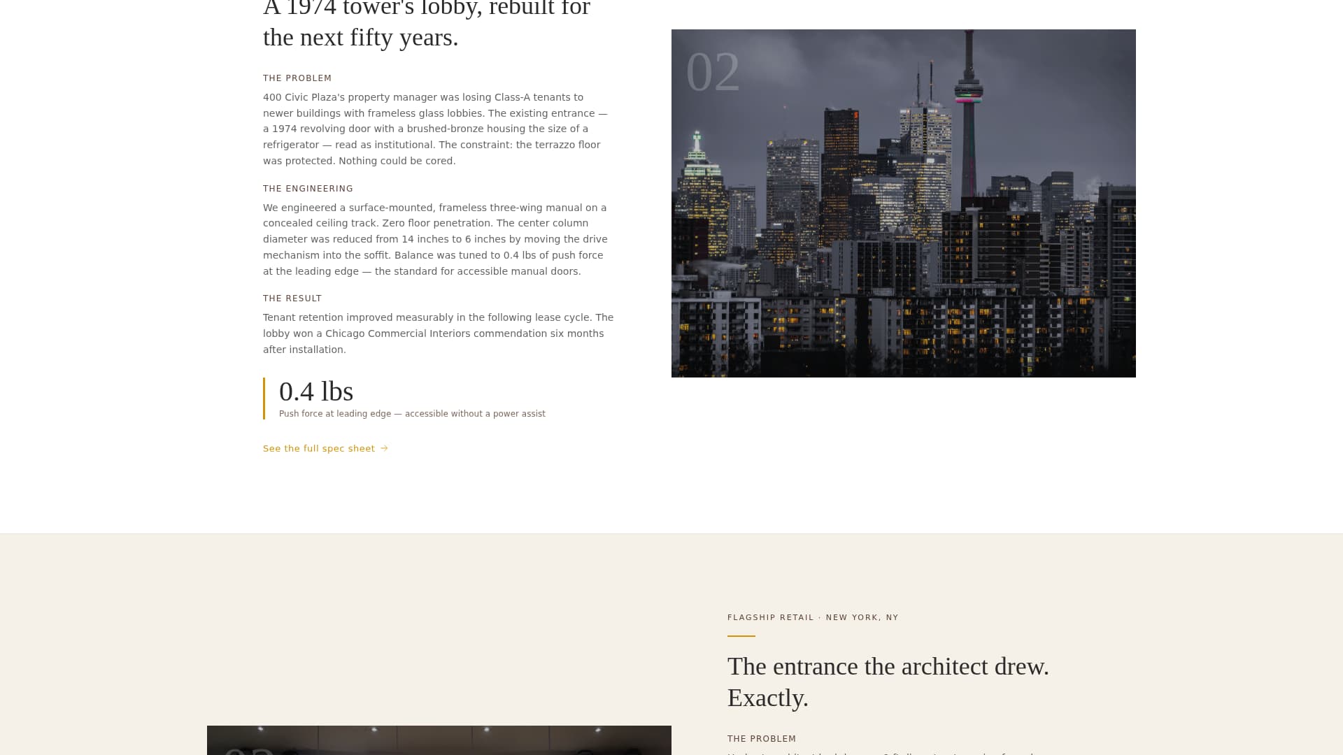 Specialty Construction Professional Website Template