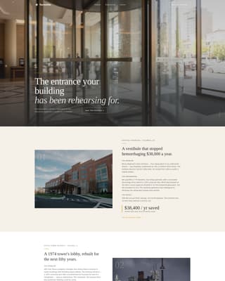 Specialty Construction Professional Website Template