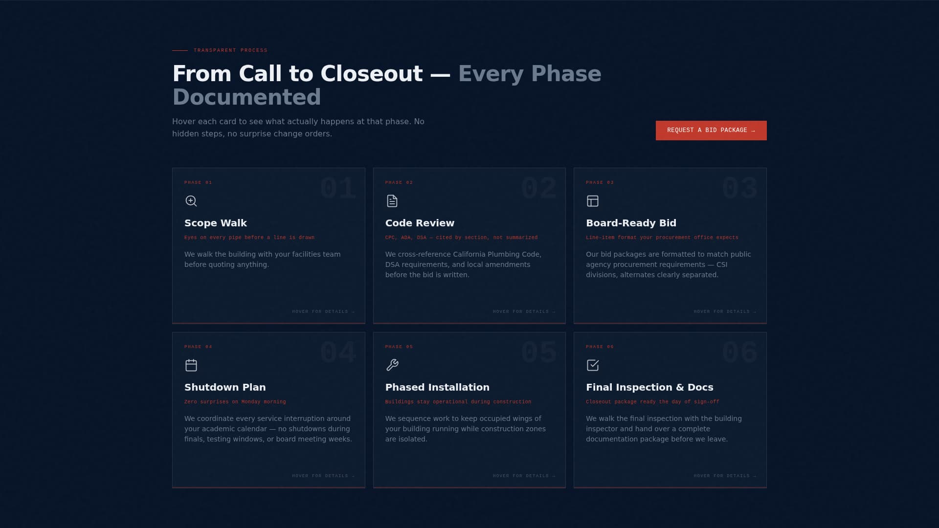 Specialist School & University Construction Professional Website Template