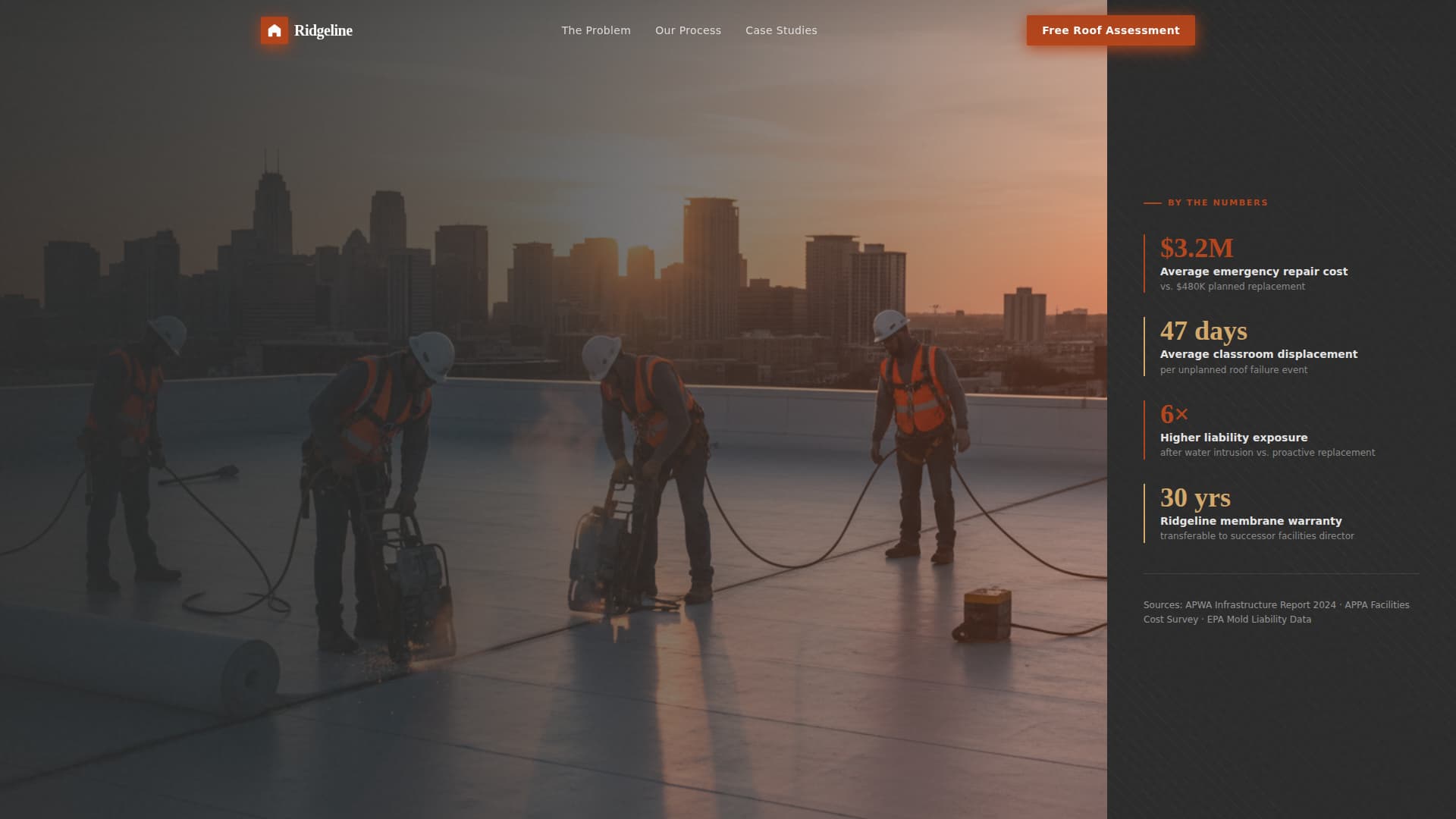 Advanced School & University Construction Professional Website Template
