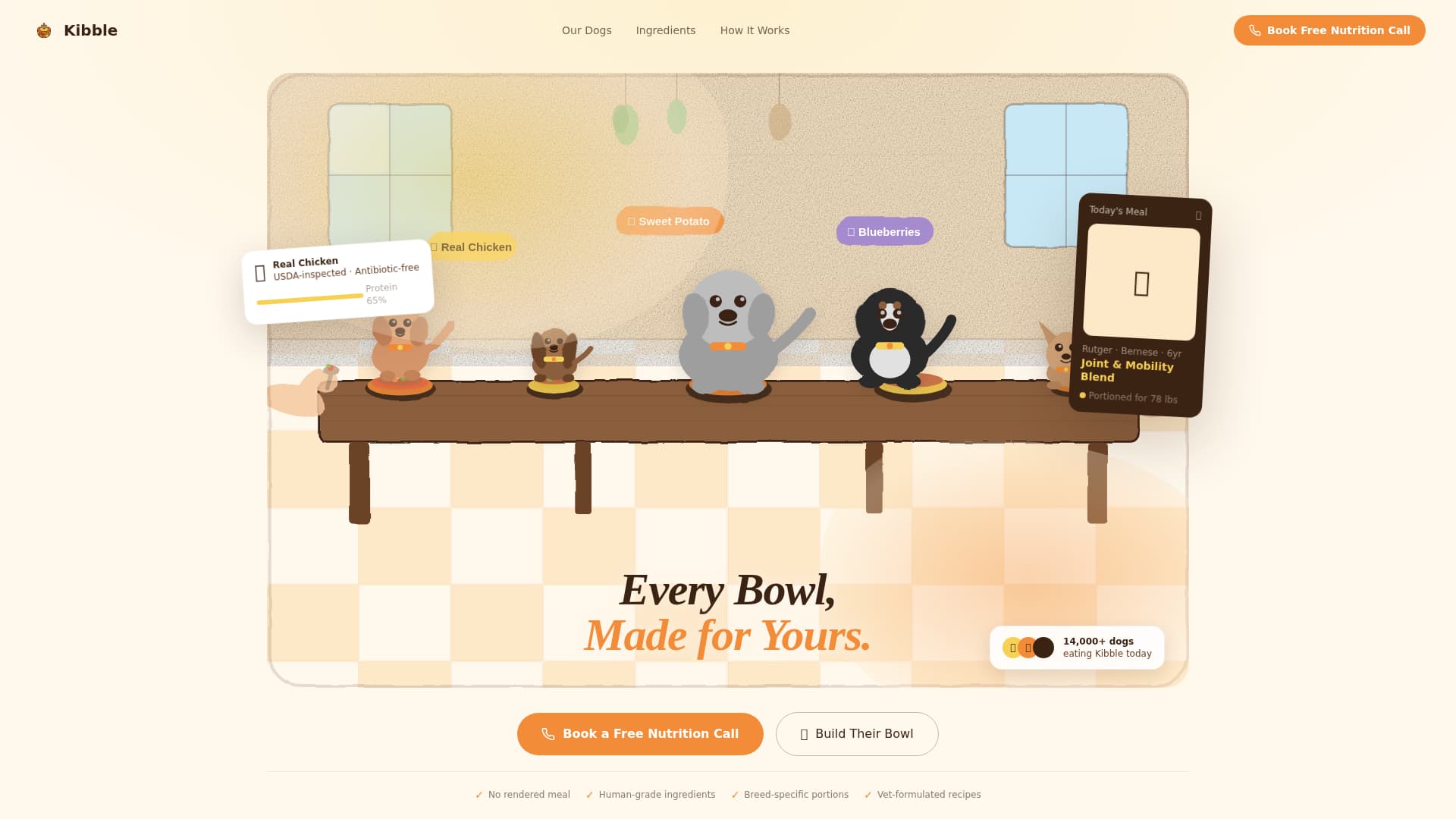 Dog Booking Website Template