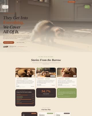 Ferret - Trusted Insurance Landing Page Template