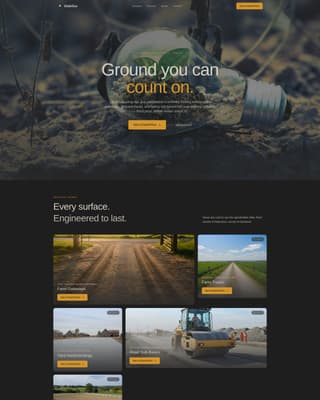 Specialist Demolition & Site Work Cost Estimator Website Template