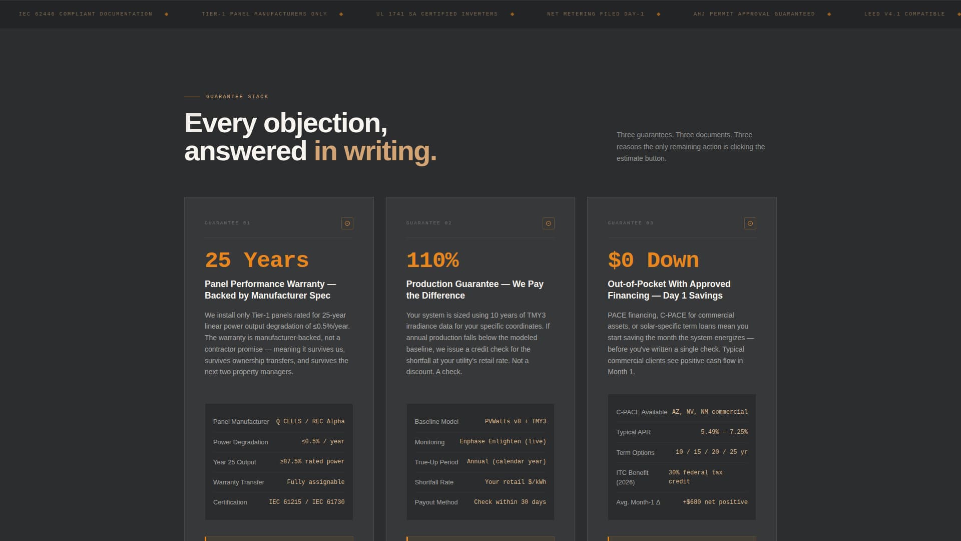 Specialist Specialty Construction Cost Estimator Website Template