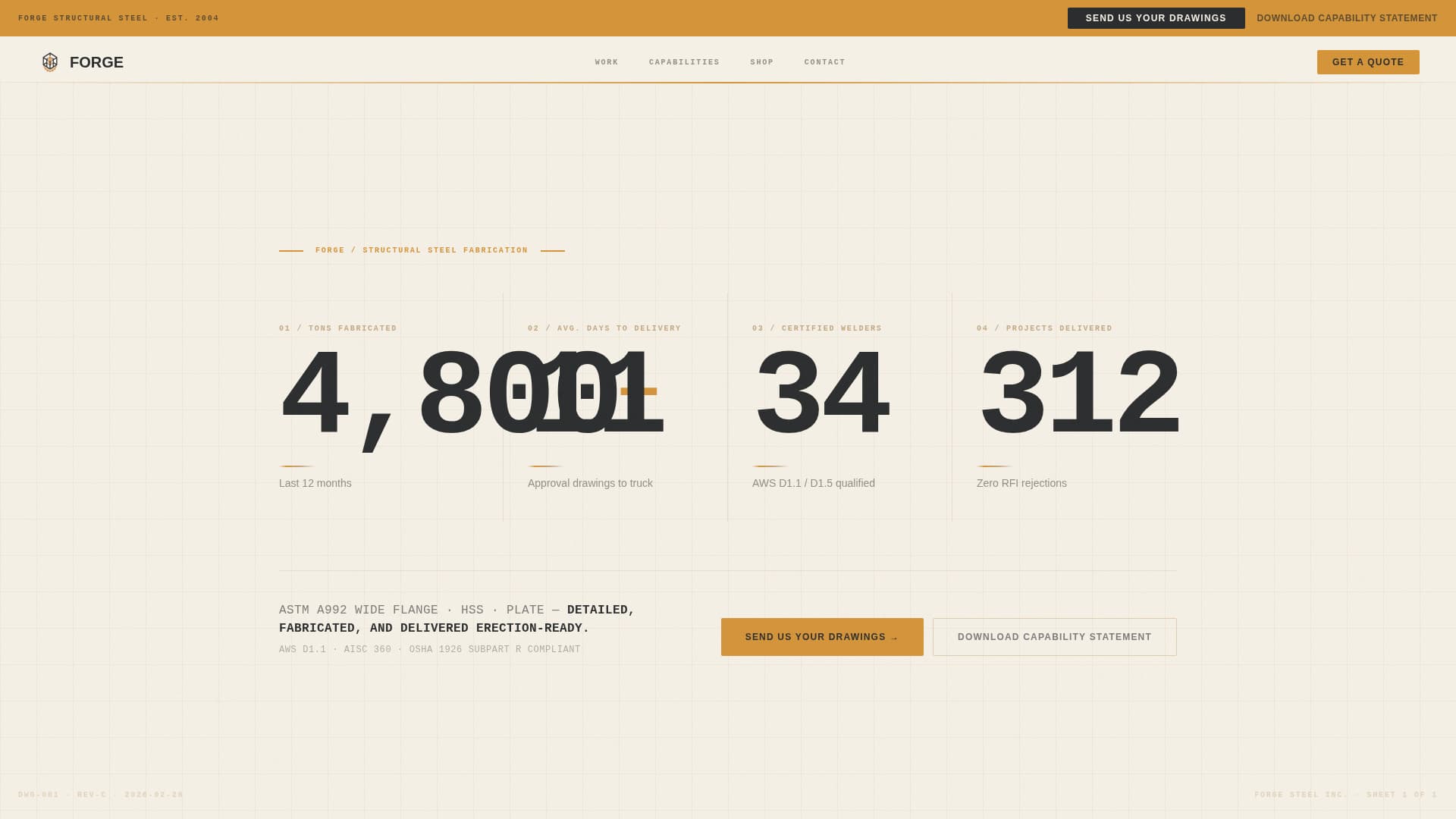 Complete Steel Products Professional Website Template