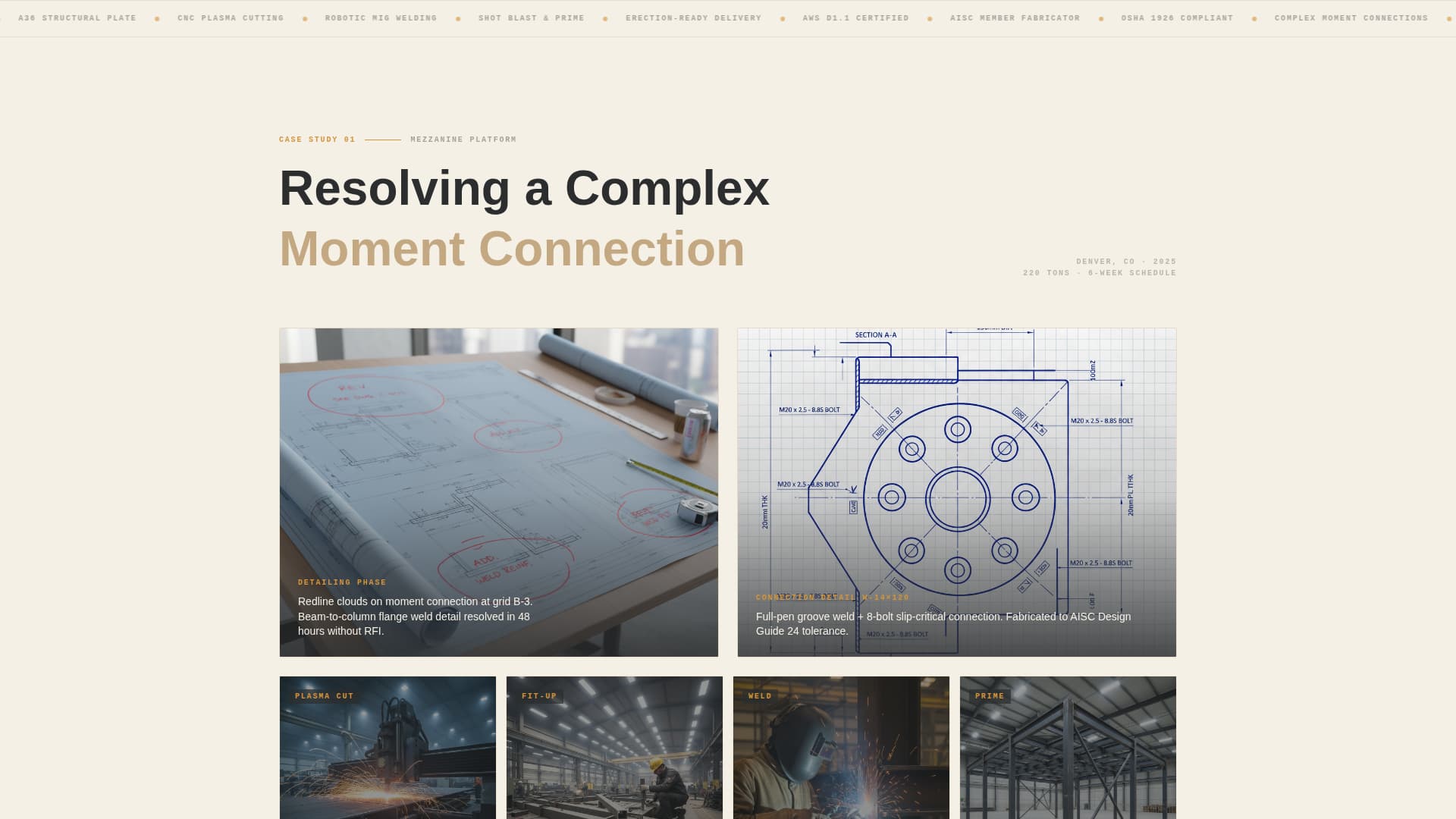 Complete Steel Products Professional Website Template