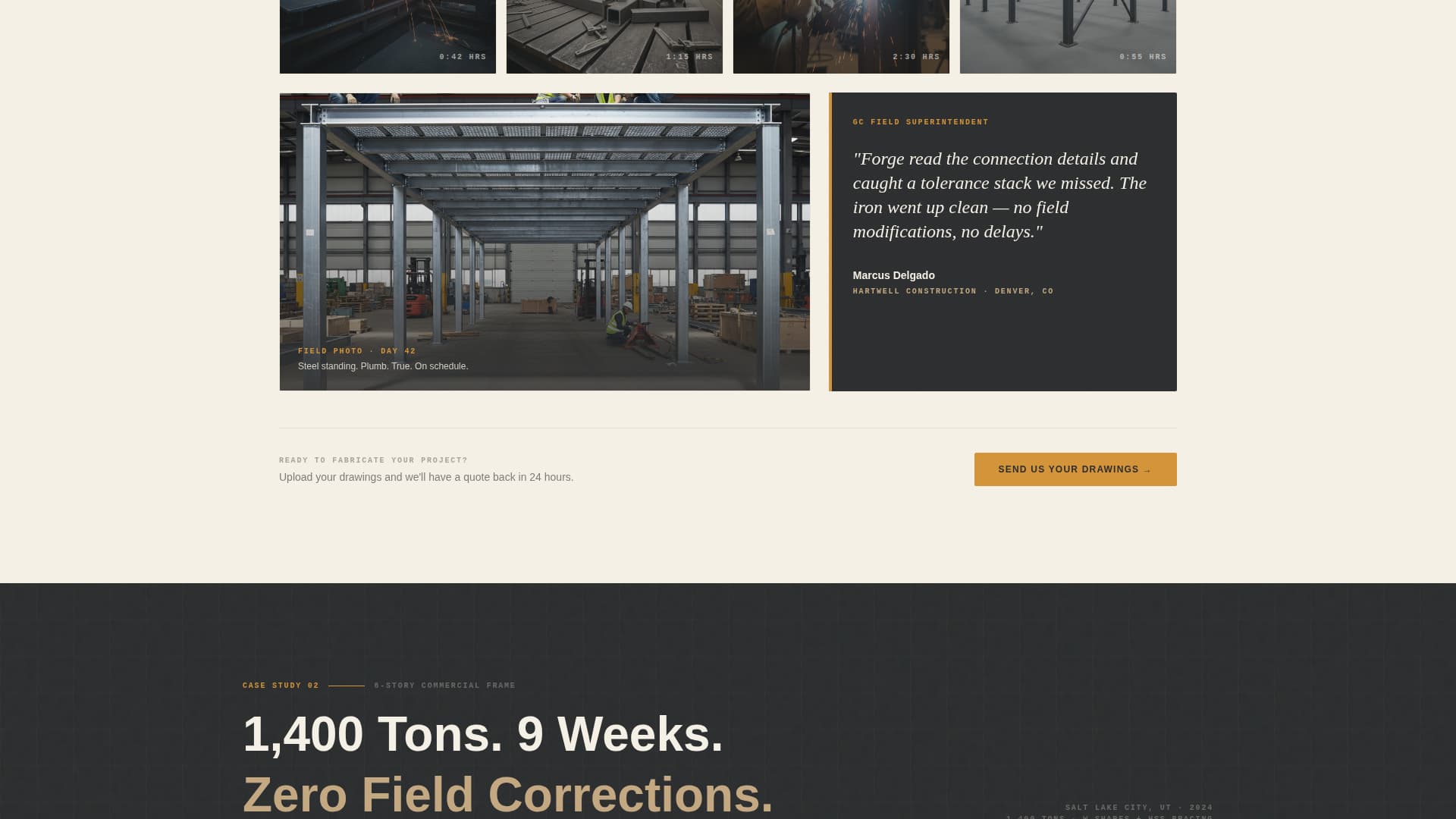 Complete Steel Products Professional Website Template