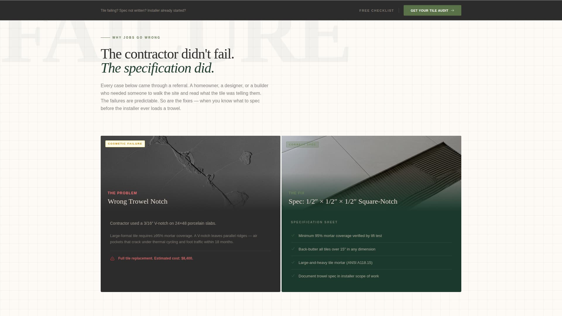 Complete Tile Products Professional Website Template