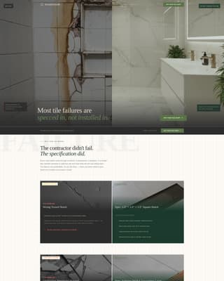 Complete Tile Products Professional Website Template