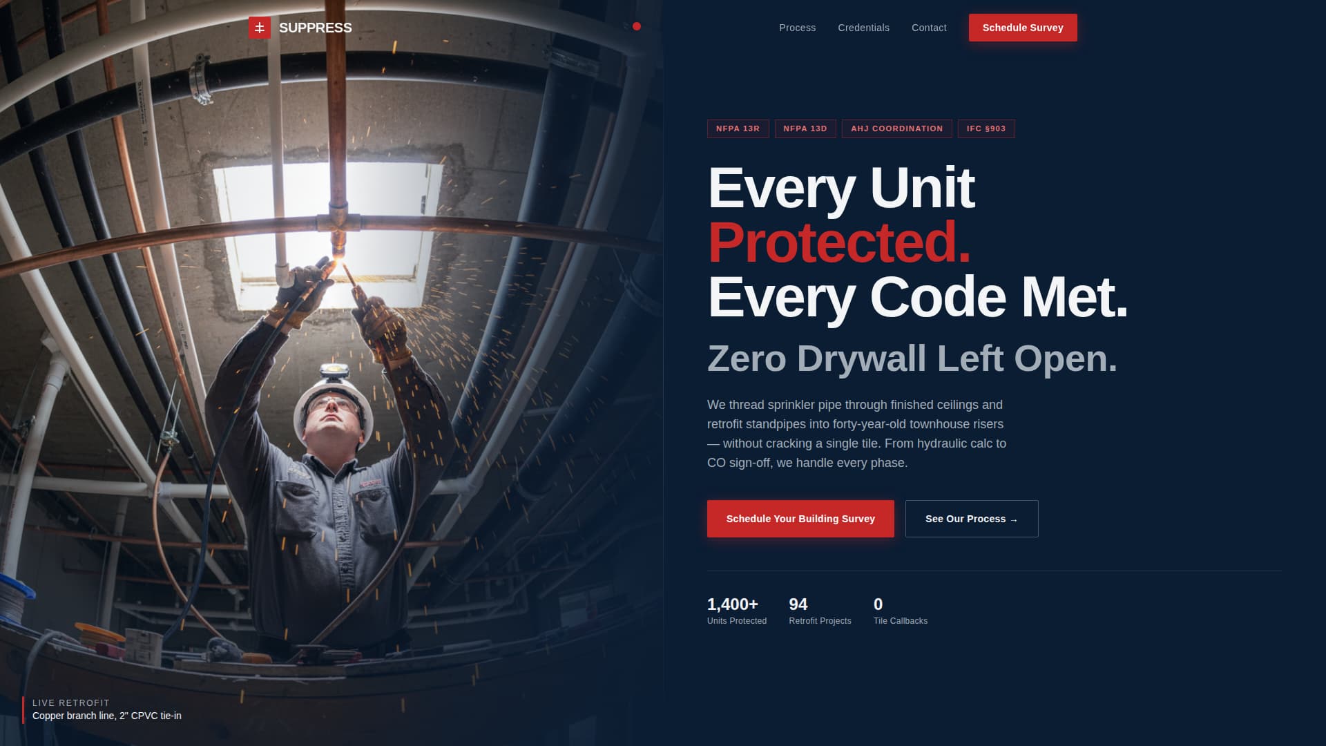 Complete Townhouse & Condo Construction Professional Website Template