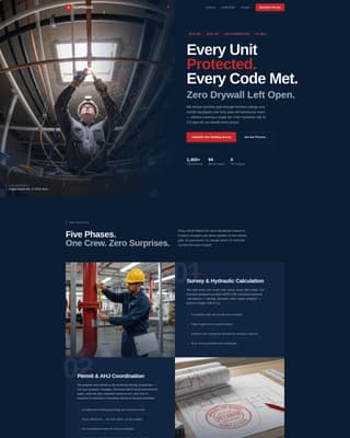 Complete Townhouse & Condo Construction Professional Website Template