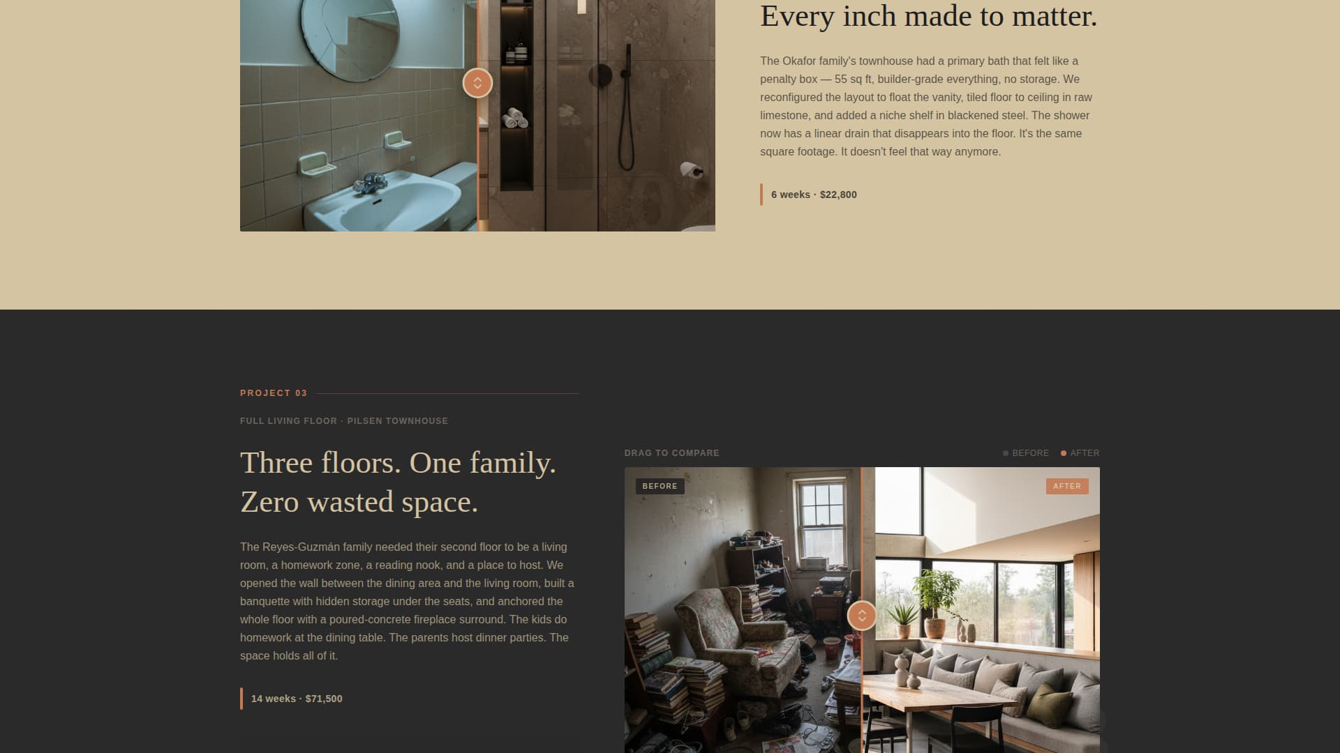 Specialist Townhouse & Condo Construction Professional Website Template