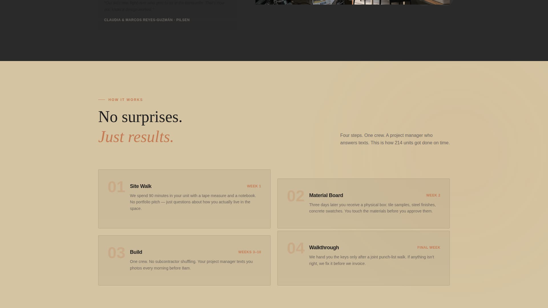 Specialist Townhouse & Condo Construction Professional Website Template