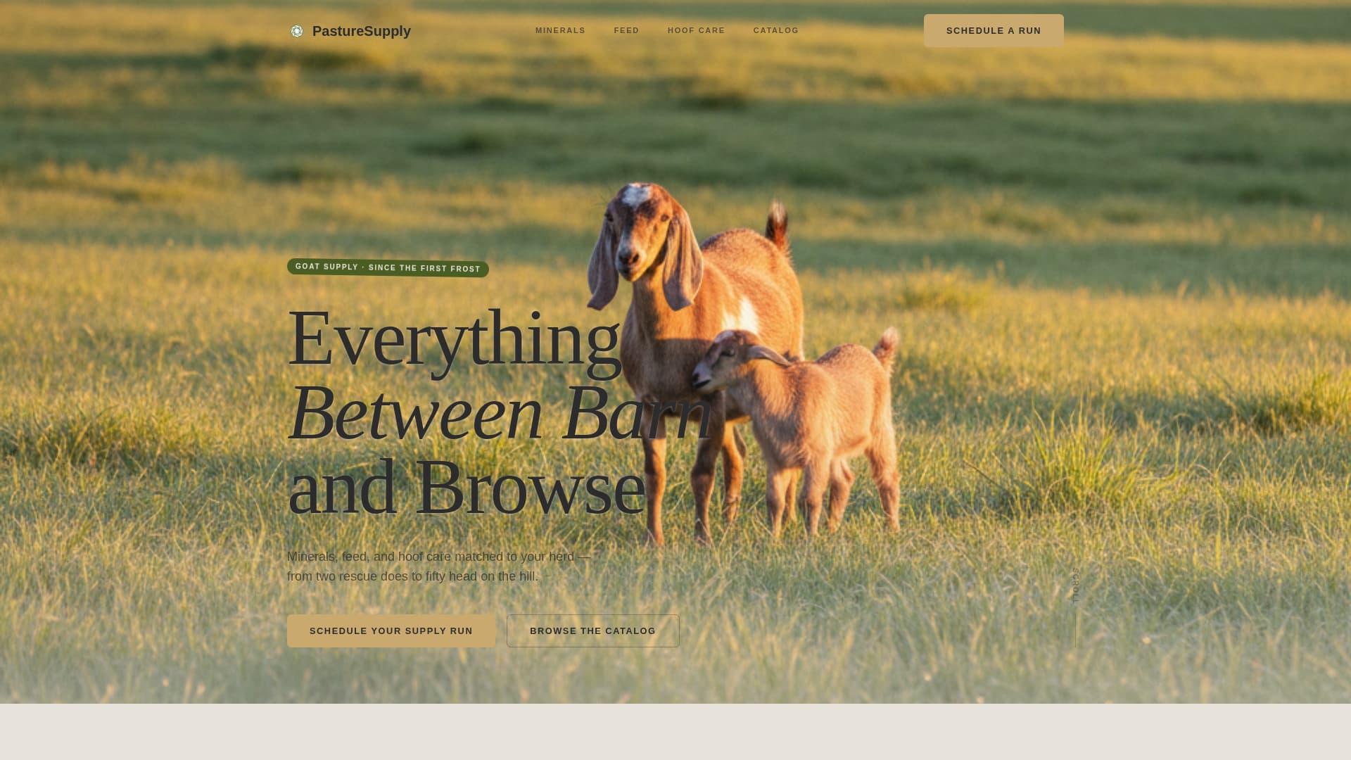 Livestock & Farm Animal Appointment Booking Website Template
