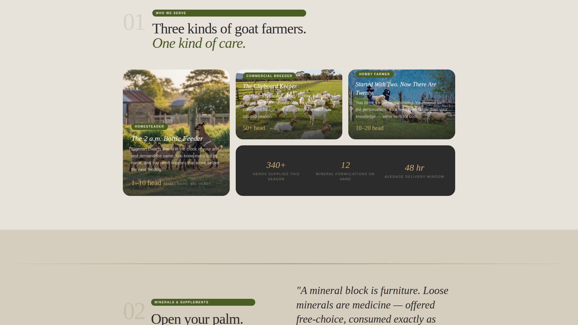 Livestock & Farm Animal Appointment Booking Website Template