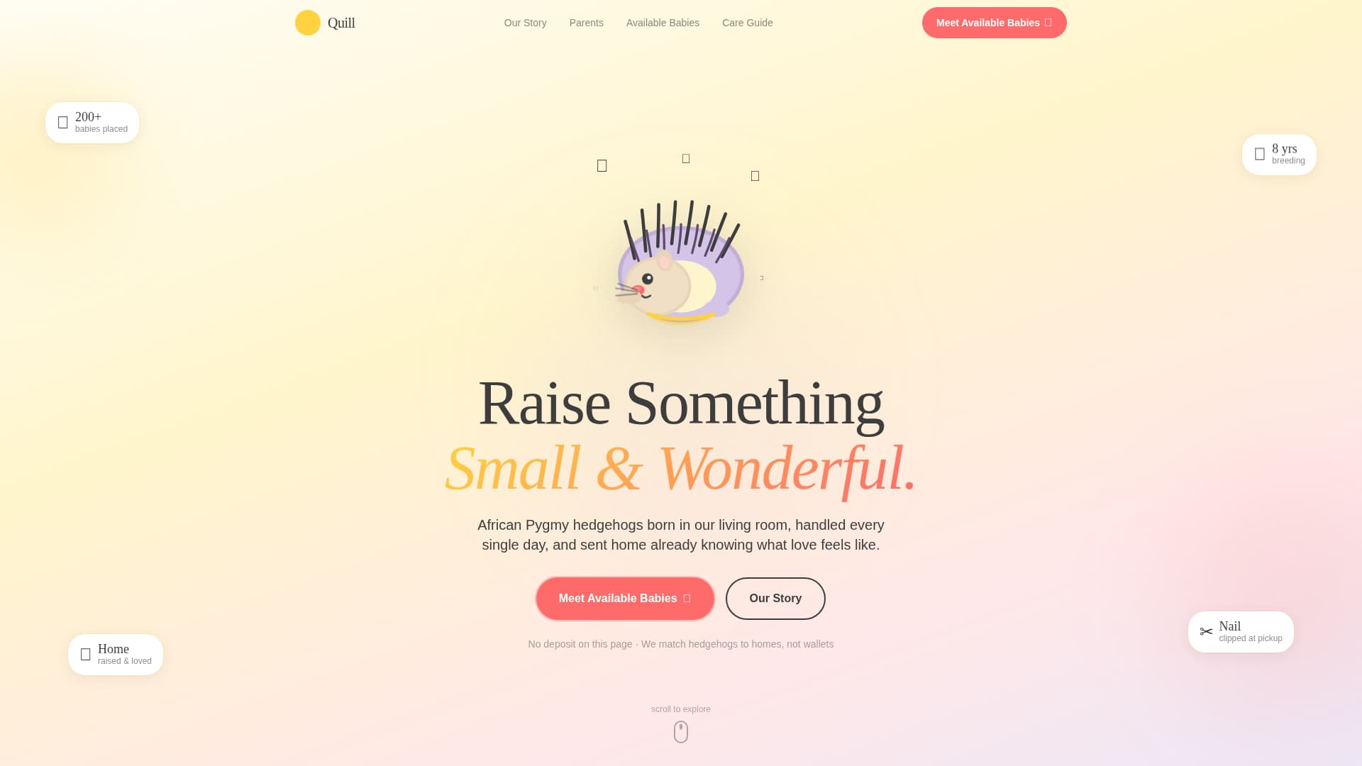 Complete Hedgehog Services Professional Website Template