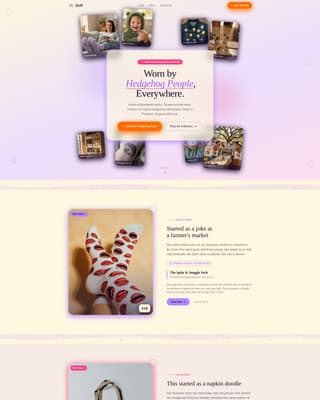 Specialist Hedgehog Services Professional Website Template