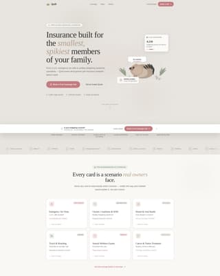 Advanced Hedgehog Services Appointment Booking Website Template