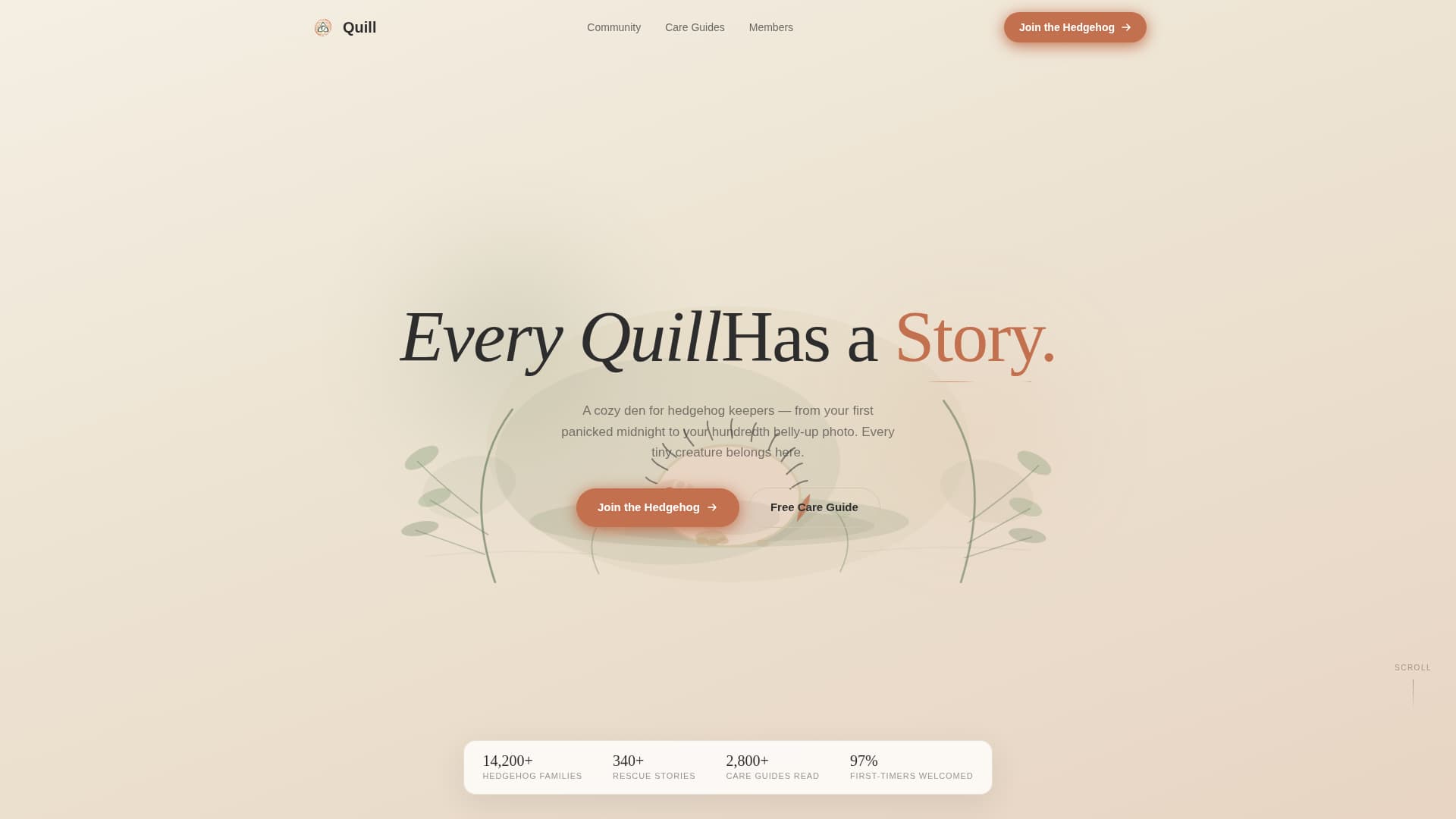 Advanced Hedgehog Services Professional Website Template