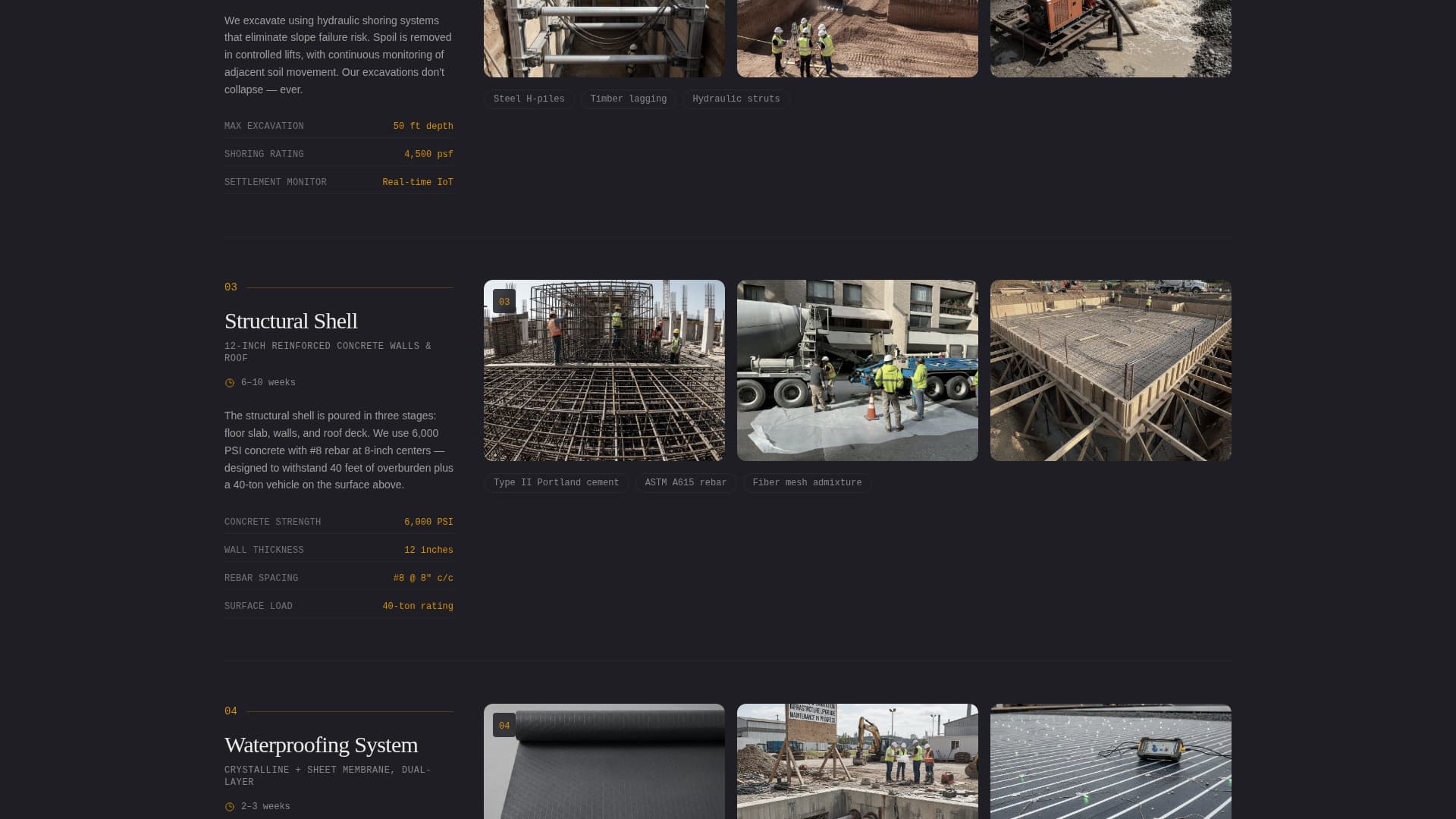 Advanced Specialty Construction Portfolio & Case Study Website Template