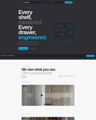 Walk-In Closet Renovation Professional Website Template