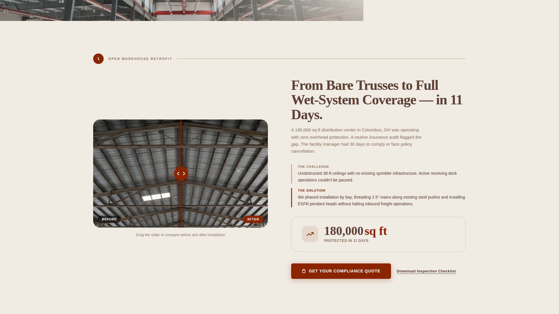 Warehouse & Factory Construction Privacy Policy & Terms Website Template