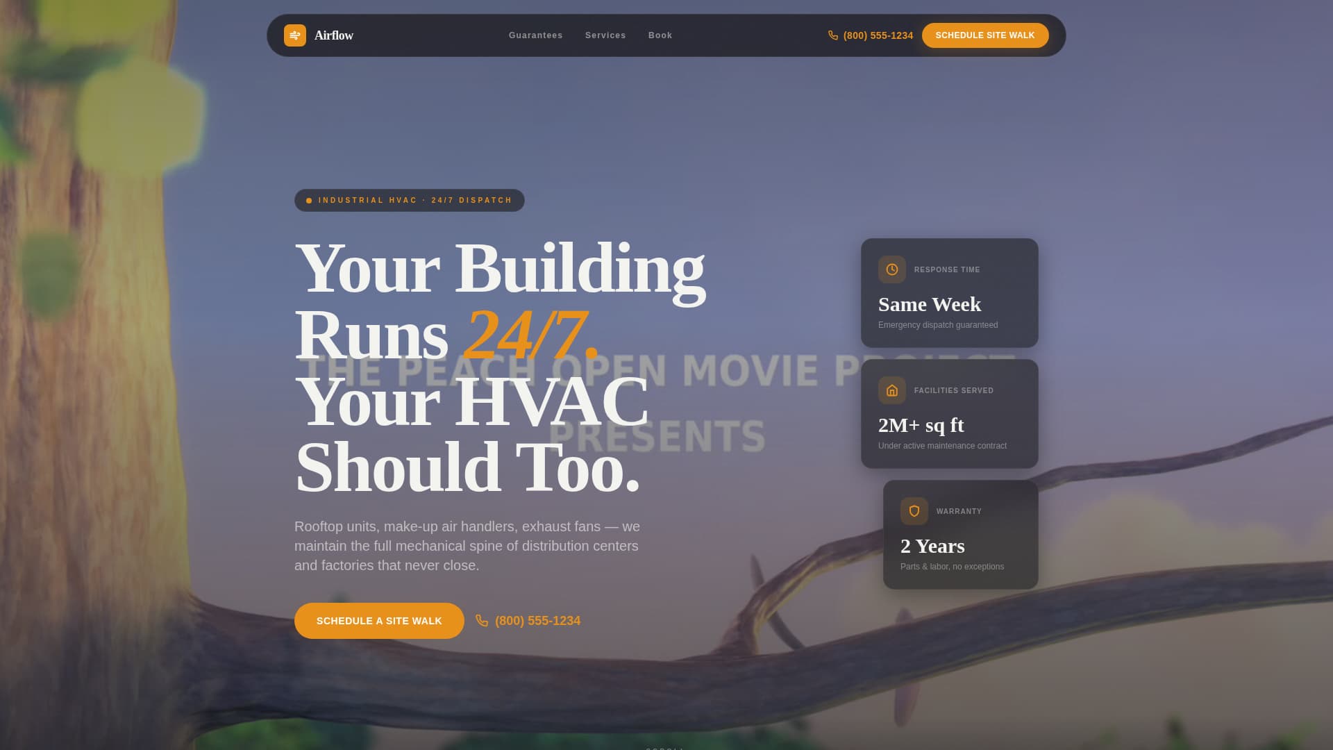 Complete Warehouse & Factory Construction Appointment Booking Website Template