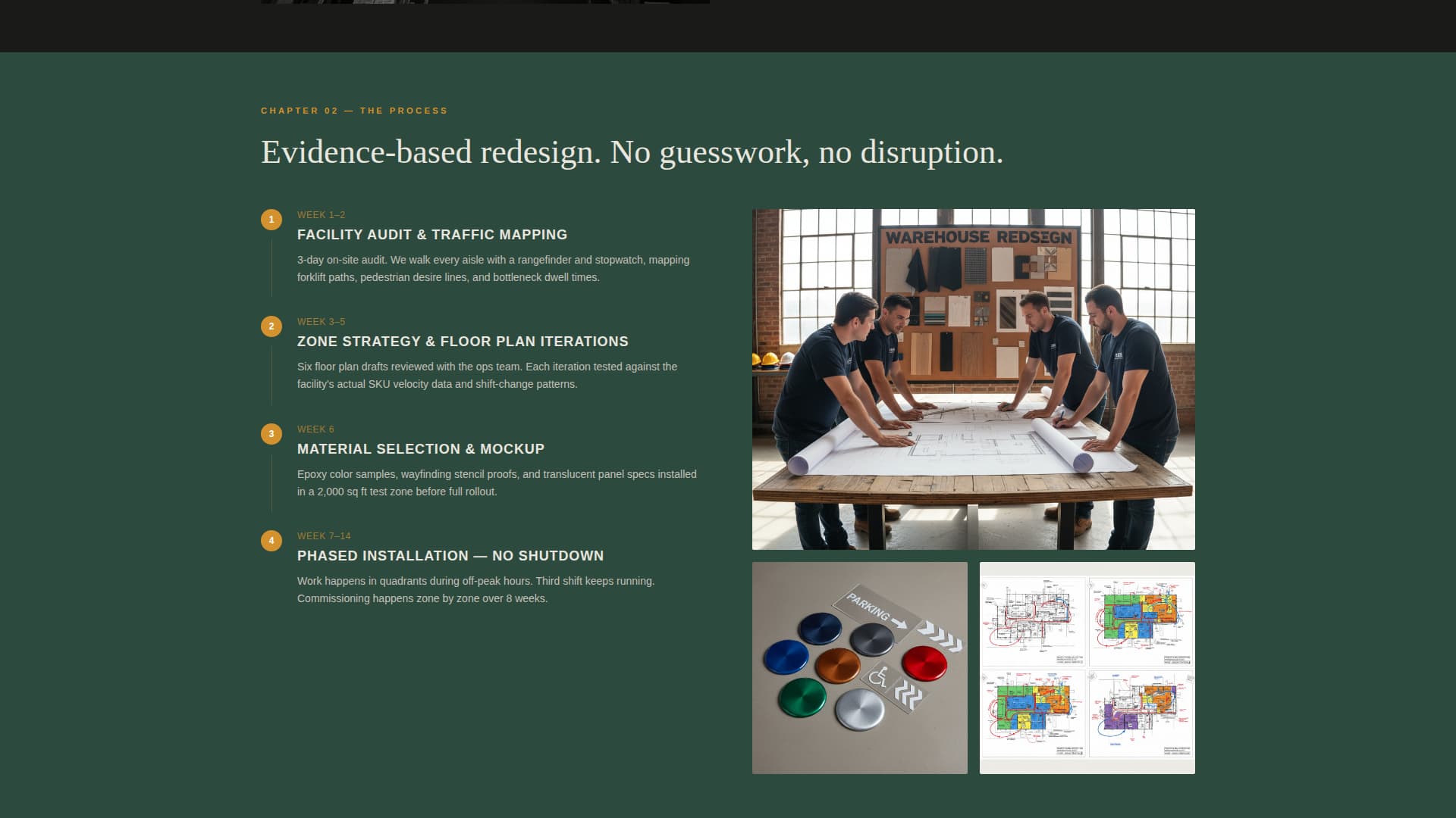 Warehouse & Factory Construction Appointment Booking Website Template