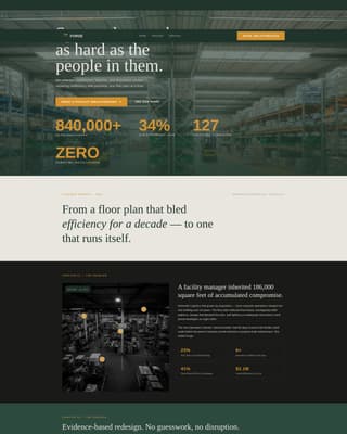 Warehouse & Factory Construction Appointment Booking Website Template