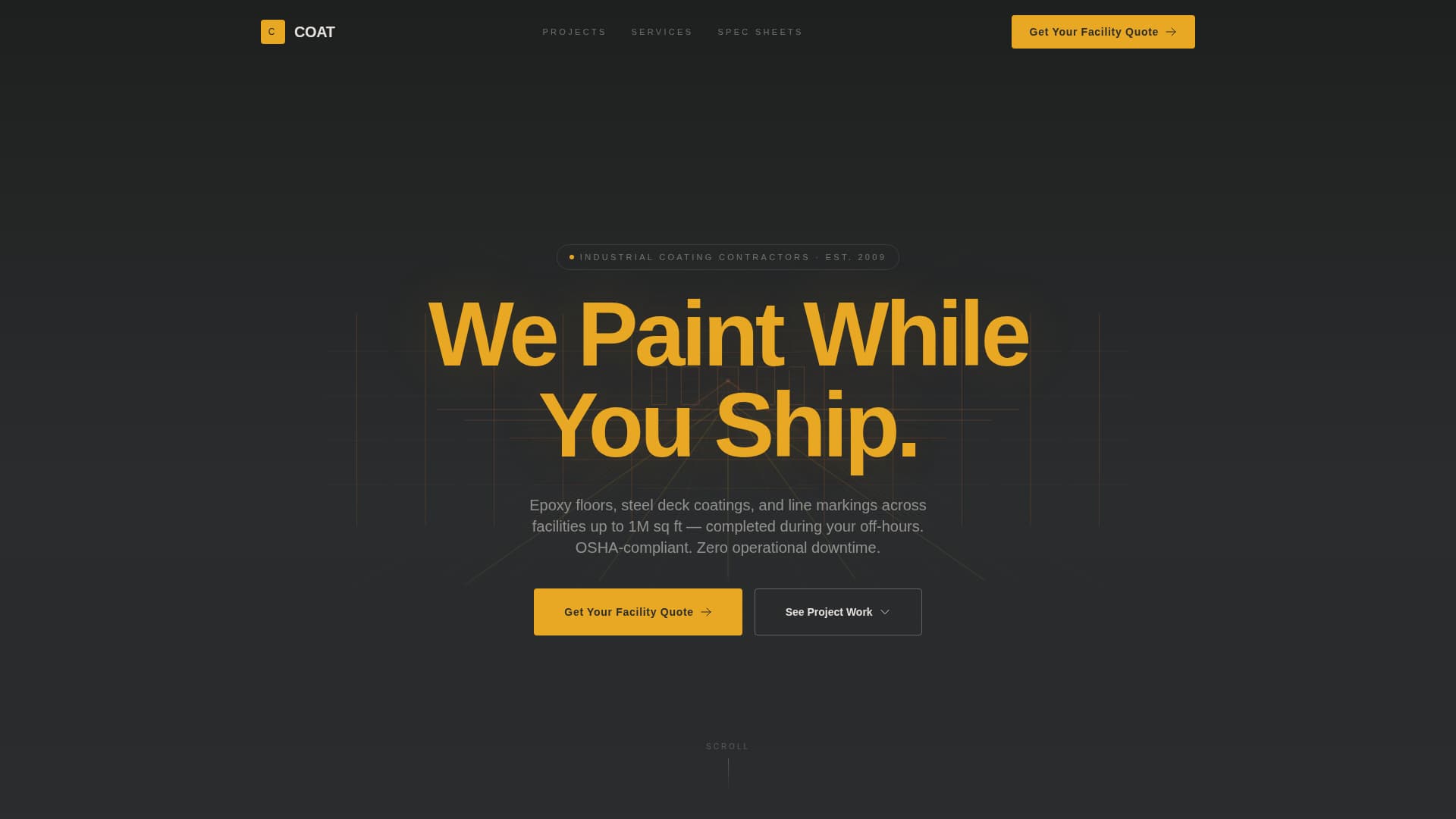 Advanced Warehouse & Factory Construction Professional Website Template
