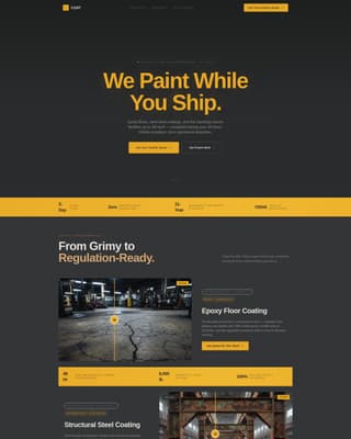 Advanced Warehouse & Factory Construction Professional Website Template