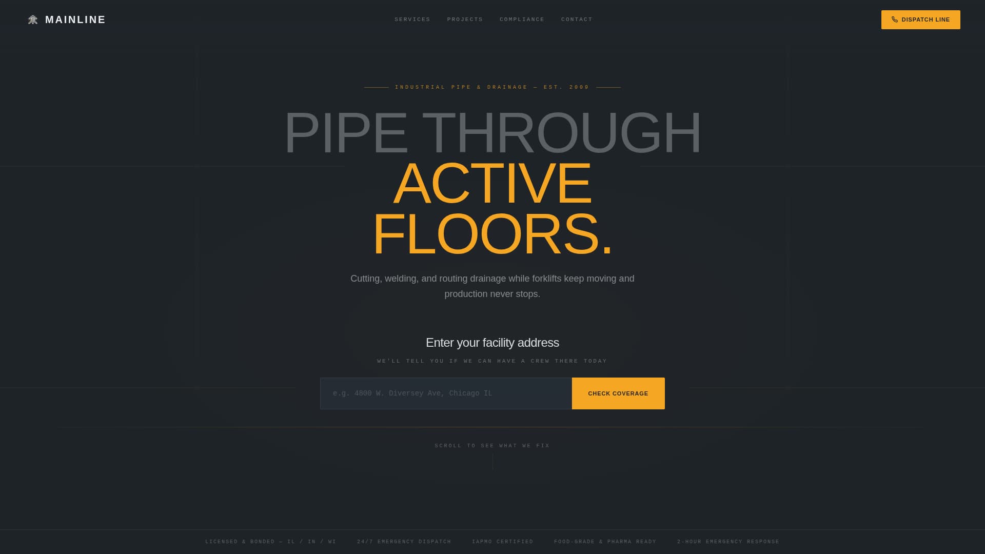 Expert Warehouse & Factory Construction Professional Website Template