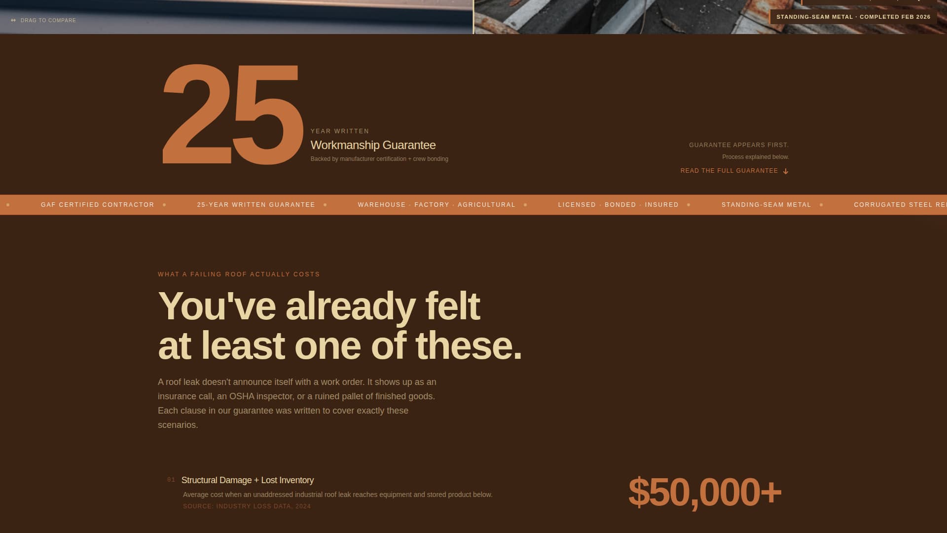 Local Warehouse & Factory Construction Professional Website Template