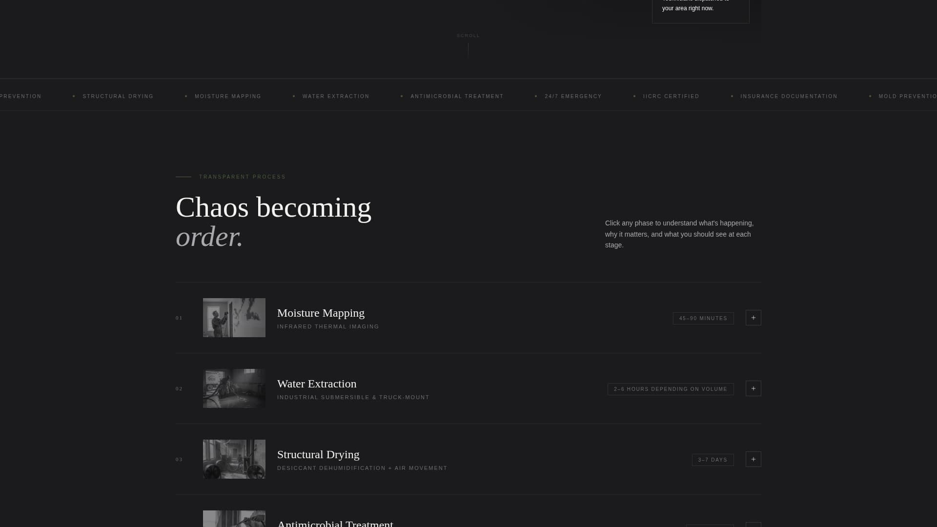 Restoration & Preservation Portfolio & Case Study Website Template