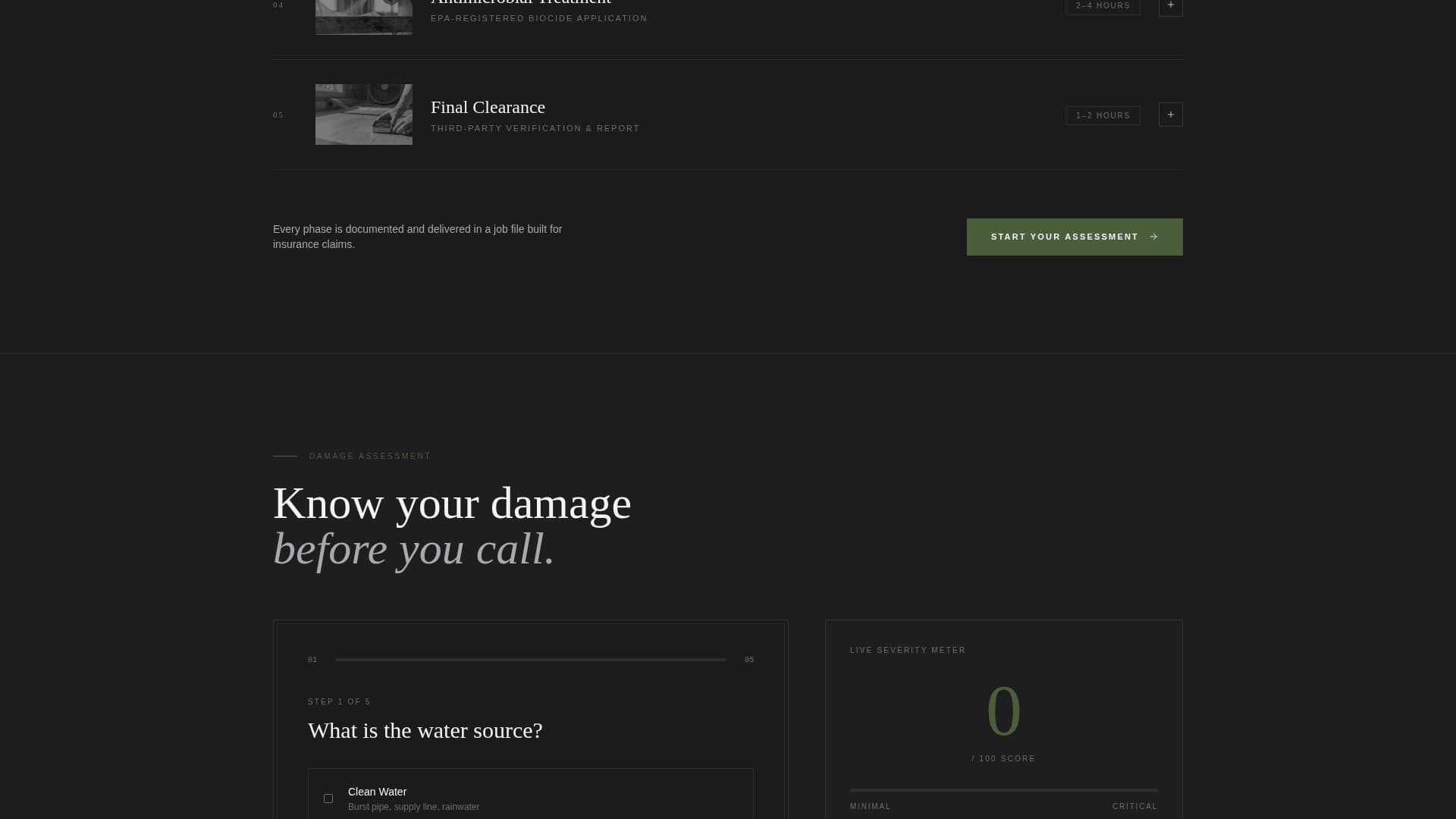 Restoration & Preservation Portfolio & Case Study Website Template