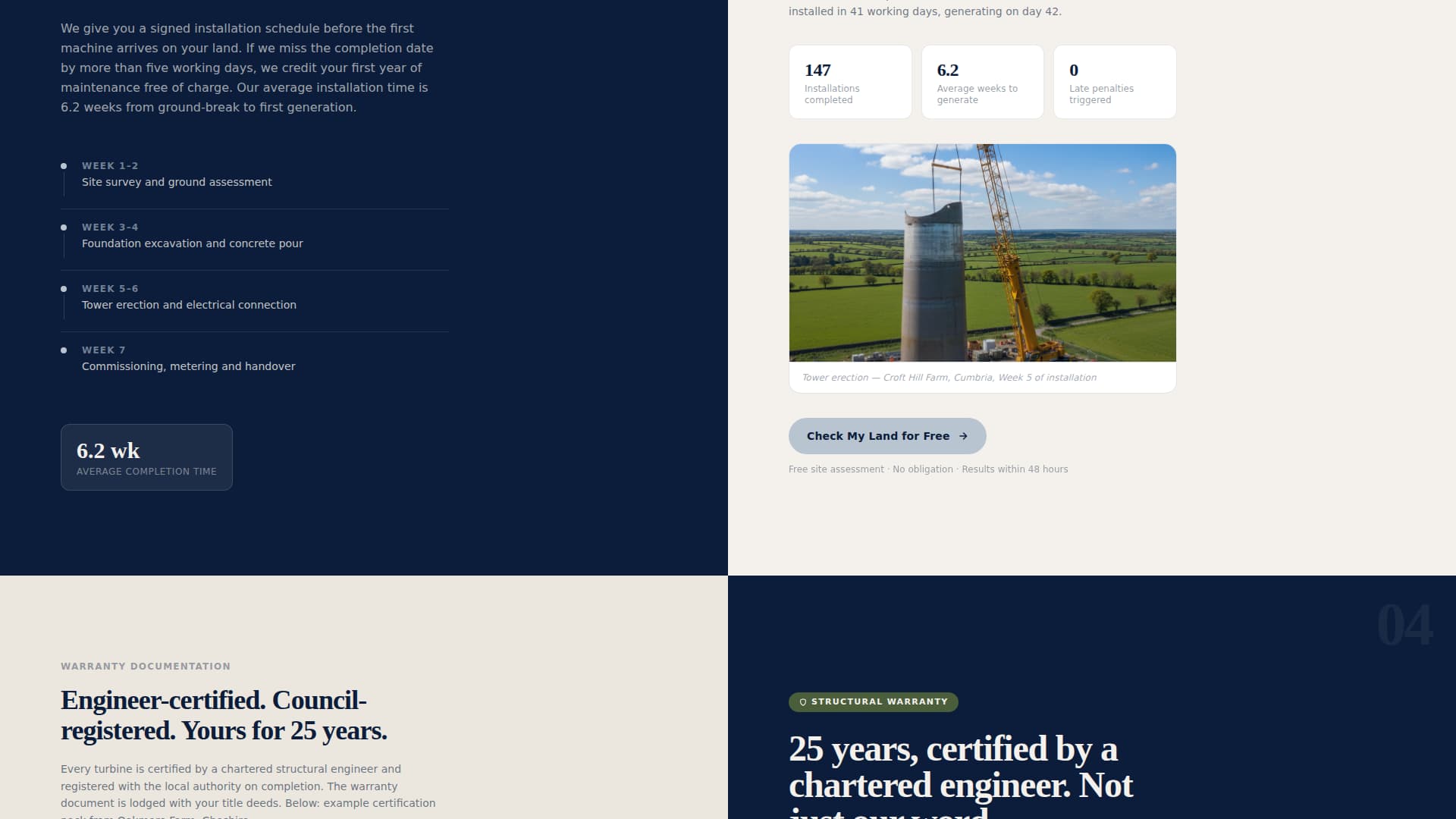 Specialty Construction Professional Website Template