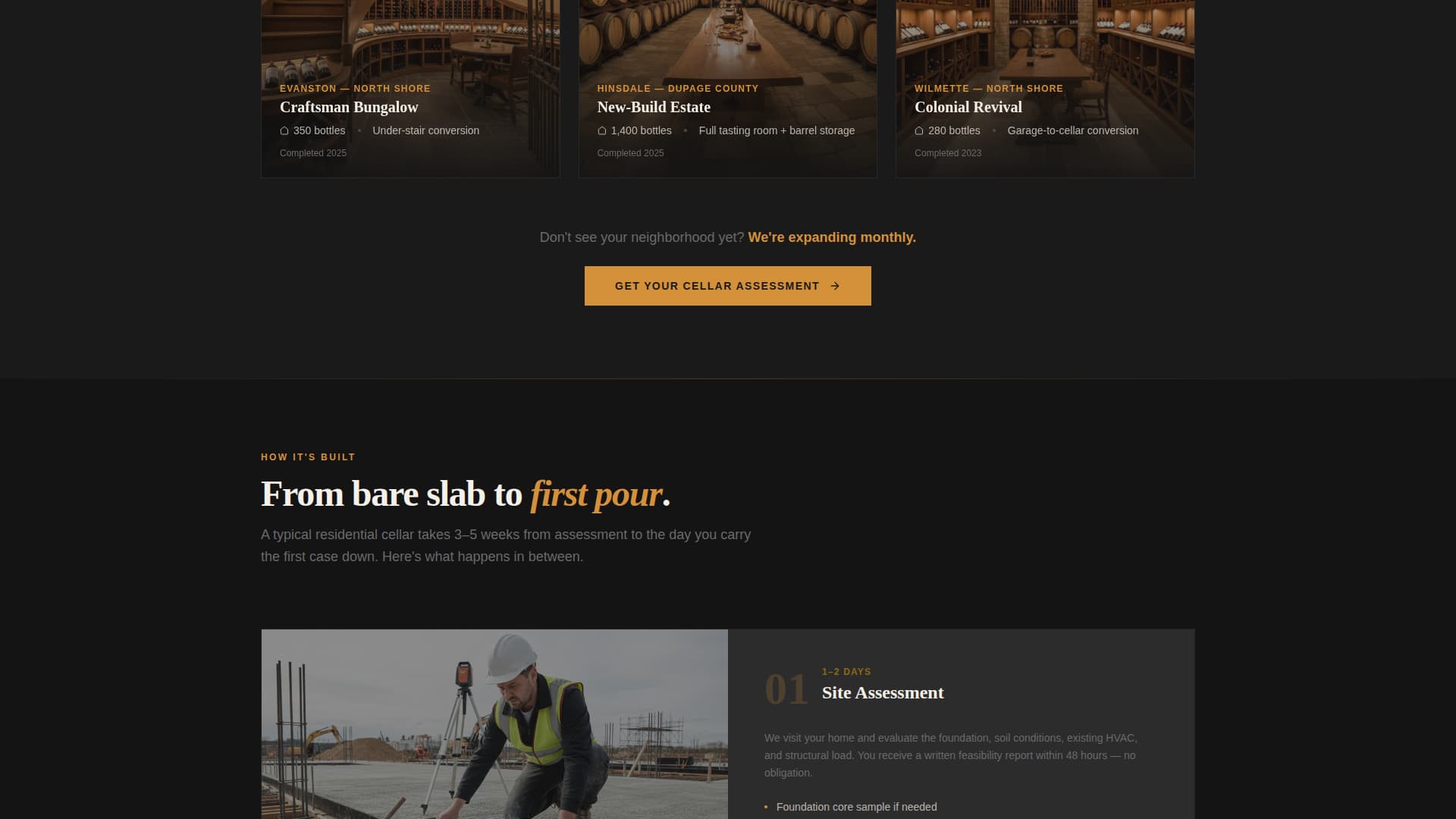 Premium Specialty Construction Appointment Booking Website Template