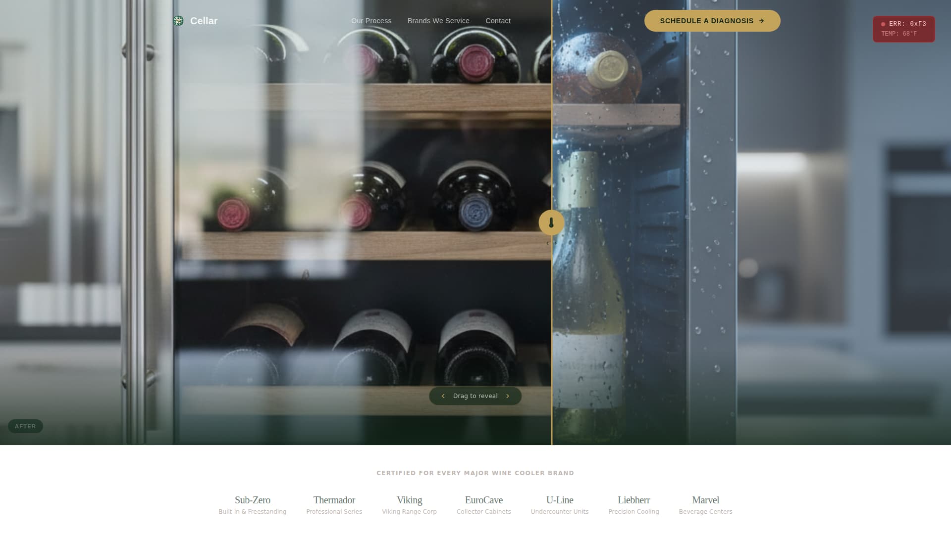 Cellar - Trusted Appliancerepair Landing Page Template