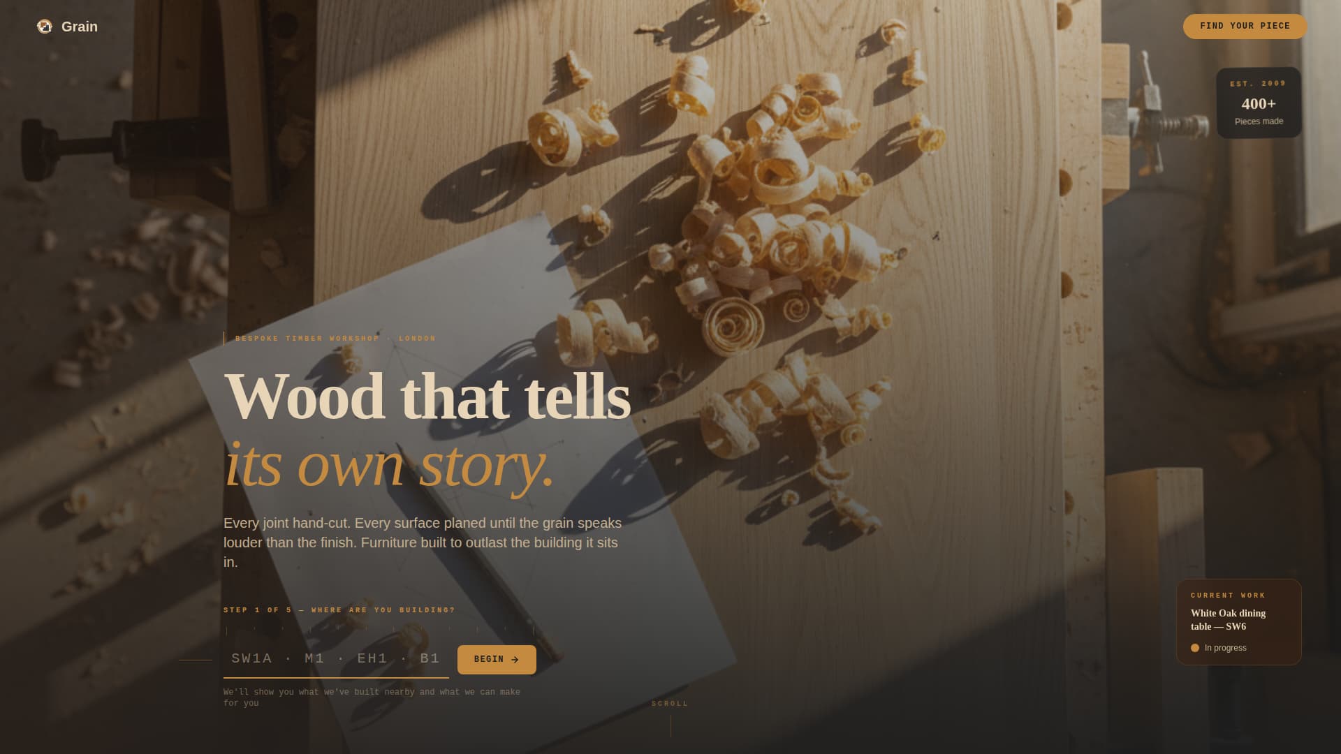 Wood Products Appointment Booking Website Template