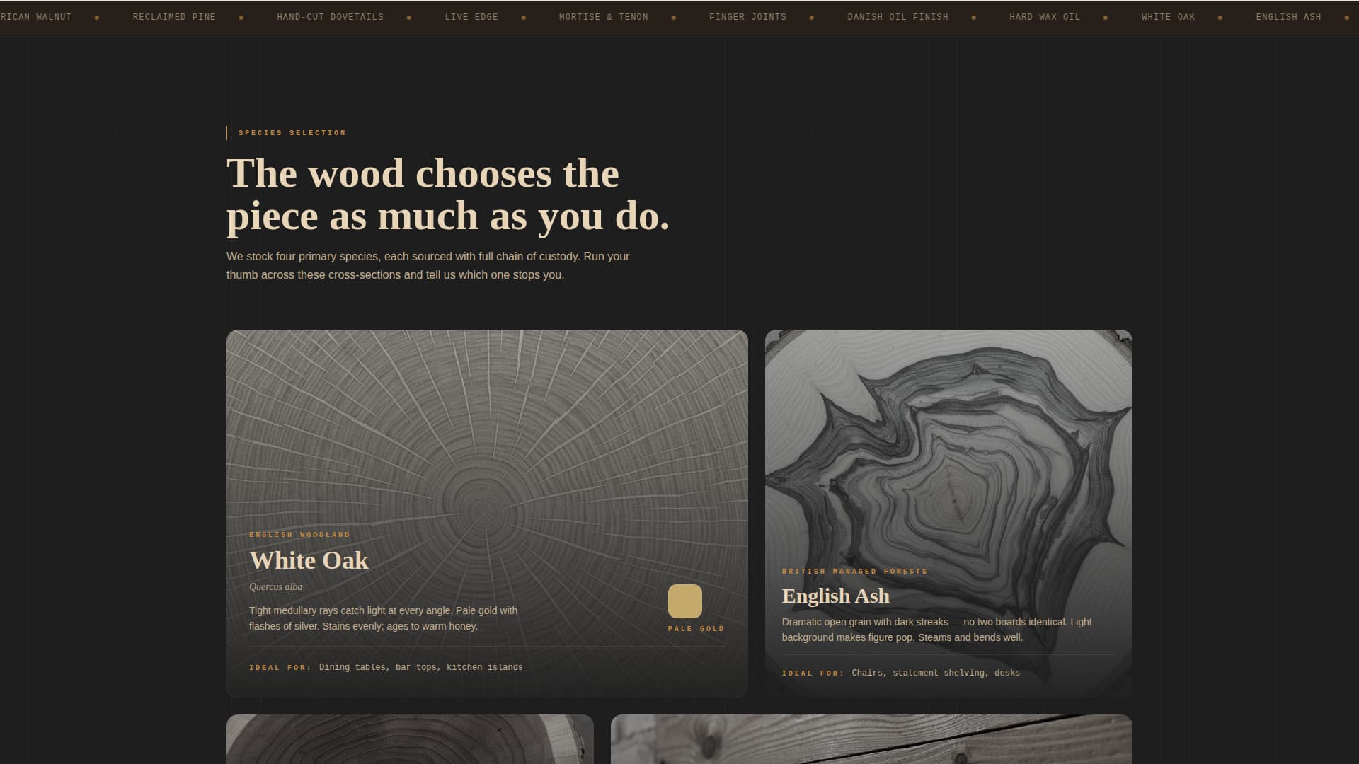 Wood Products Appointment Booking Website Template