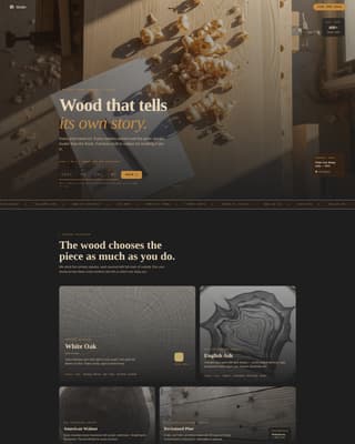 Wood Products Appointment Booking Website Template