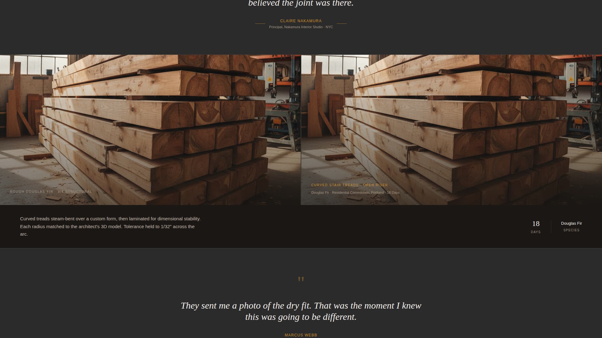 Expert Wood Products Professional Website Template