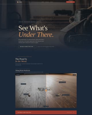 Specialist Wood Products Appointment Booking Website Template