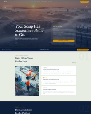 Specialist Zinc Products Professional Website Template