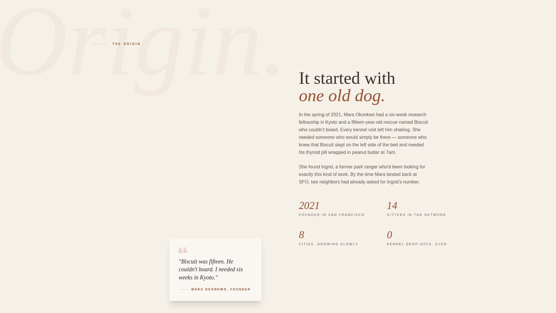 Dog Walking & Pet Sitting Professional Website Template